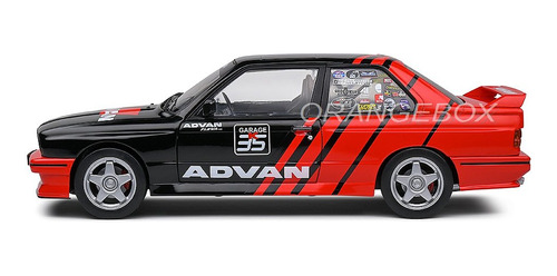 Bmw E30 M3 1990 Advan 1:18 Solido