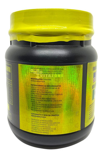 Imagen 5 de 8 de Creatina 1 Kg 200 Servicios 43 Supplements