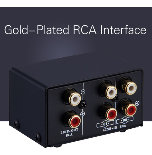 Selector Con Conector De Audio, Conmutador, Interruptor De S