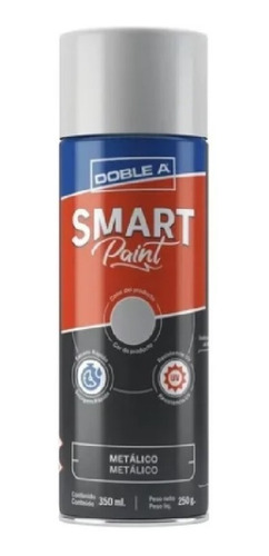 Pintura Aerosol Doble A 350ml Plata Metalizada ( Caba )