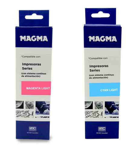 Tintas Compatibles Magma Cyan Light Magenta Light Pack