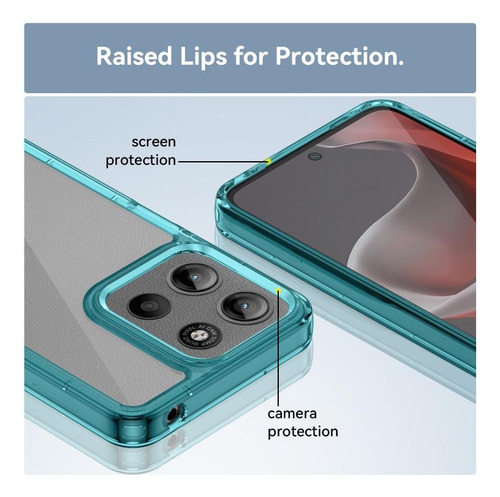 Funda De Acrílico Y Tpu Para Motorola Moto E15 Para Motorola