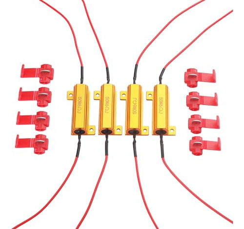 4 Resistencias De Carga De 50 W, 6 Ohmios, Bombilla Led...