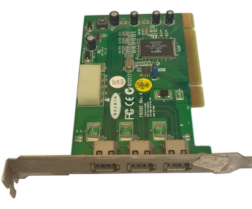 Tarjeta Pci 3 Puertos Belkin Ieee-1394 Firewire 400 Mbps Ohc