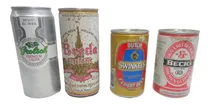 Comprar Lote Com 4 Latas Antigas De Cerveja Vazias Coleção Lot08