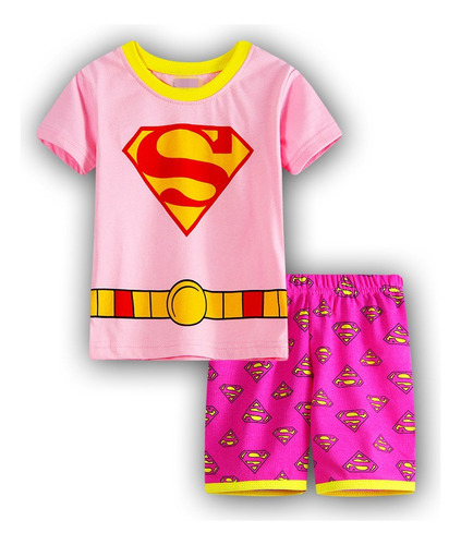 Pijama De Verano Superman Superm Movie Para Niños, Conjuntos
