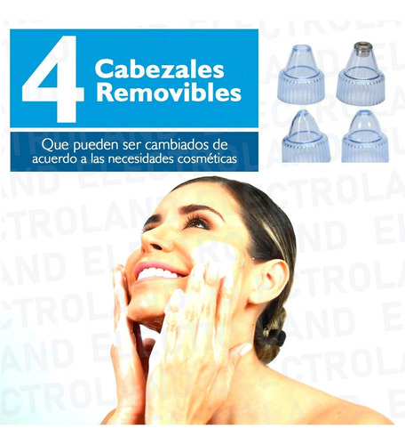 Imagen 5 de 10 de Peeling Punta Diamante Microdermoabrion Puntos Negro Recarga