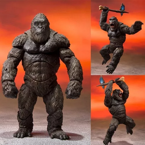Godzilla Kong Figuras Articuladas King Monster Kaiju Mecha