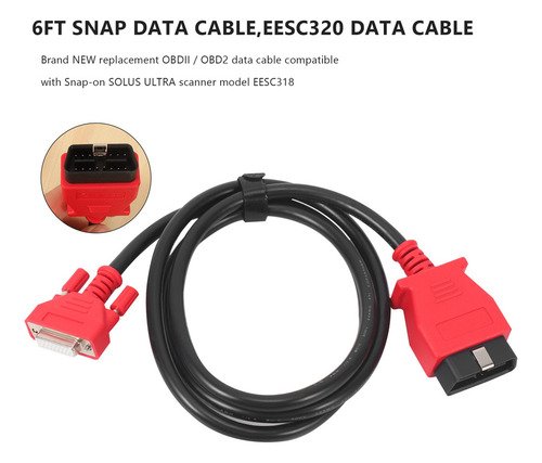 S Cable De Datos Obdii Obd2 Compatible Con Snap Scanner D-4