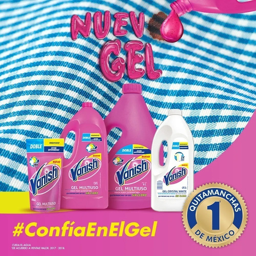 Quitamanchas Líquido Vanish Multiusos Ropa De Color 450 Ml