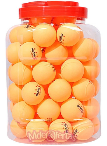 Imagen 3 de 8 de Pelotas Pelotitas De Ping Pong Pingpong 60 Unidades