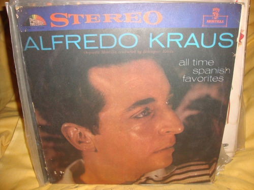 Vinilo Alfredo Kraus Orquesta Montilla All Time Spanish Es1