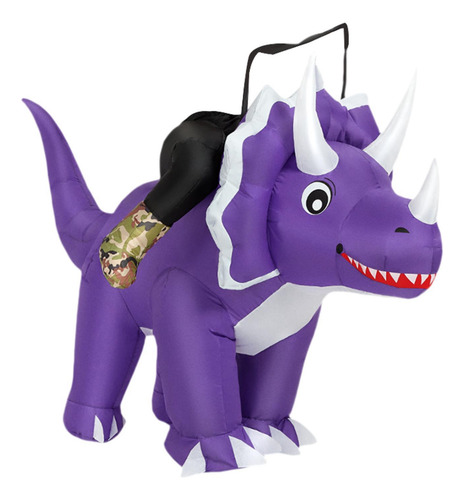 Disfraz De Dinosaurio Inflable Halloween Triceratop Disfraz