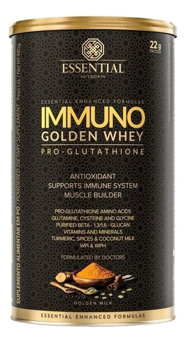 Immuno Golden Essential Nutrition - (480g) Sabor Golden Milk