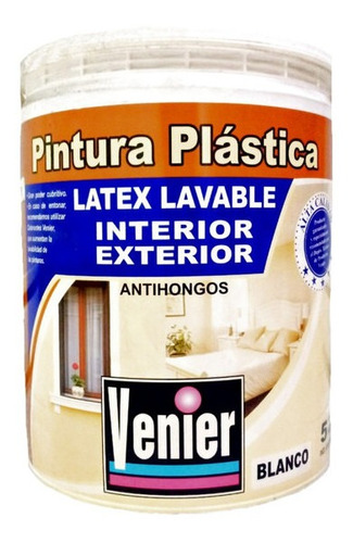 Latex Plastica Int/exterior Venier 20 Lt Solo Envio