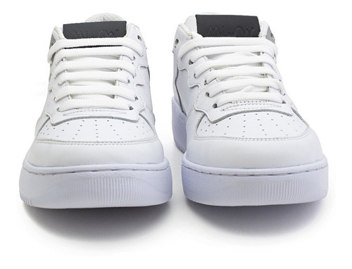 Imagen 2 de 7 de Minimal S&w Zapatillas Originales Blancas, De Cuero
