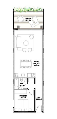 Imagen 3 de 16 de Venta Departamento En Jose Ignacio, 1 Dormitorio, 1 Baño, Terraza - Balcon