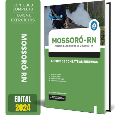 Apostila Concurso Mossoró Rn 2024 Agente Combate Às Endemias