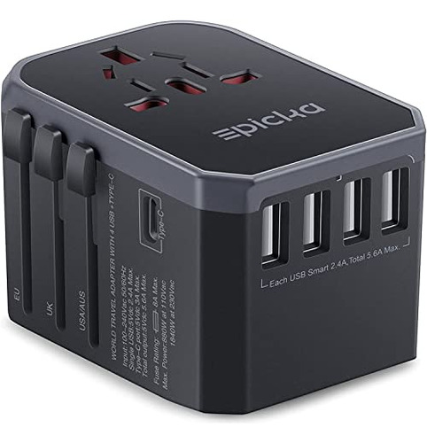 Cargador De Pared Epicka Universal Travel Adapter One Intern