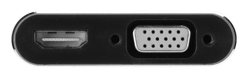 Adaptador Tipo C Hub A Vga Hdmi Dvi Displayport/3.1 Ethernet