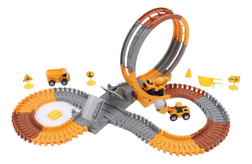 Juguete De Construcción De Pistas De Carreras Para Niños, Mo