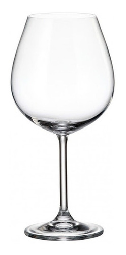 Imagen 1 de 7 de Copa Copon Vino Cristal Bohemia Colibrí 650ml Set X 12