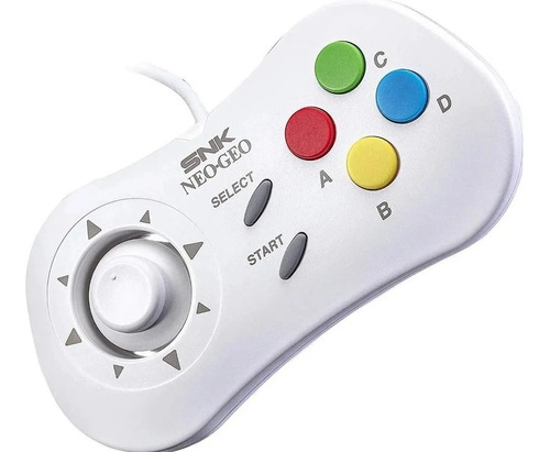 Controle Neogeo Mini Pad Snk - Branco -