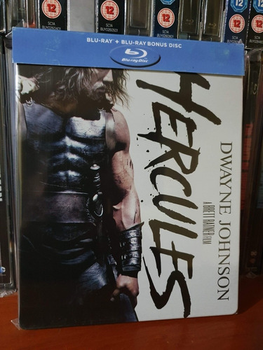 Steelbook Hércules Bluray + Dvd Dwayne Johnson La Roca Usado