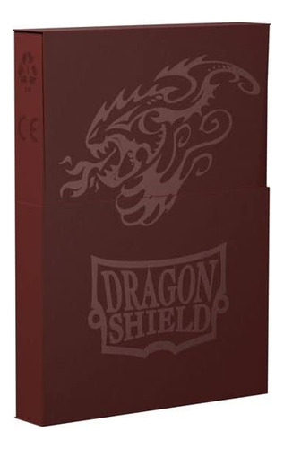 Dragon Shield Cube Shell Blood Red  8 Unidades  Durable Y Re