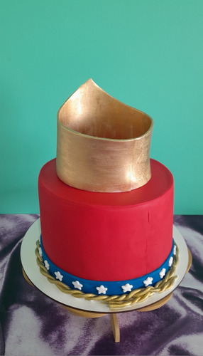 Torta Wonder Woman Mujer Maravilla