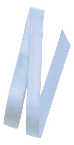 Fita De Cetim Multiuso Nº2 Larg 10mm Rolo Com 50 Metros Cor 112 - Azul Natier Lisa