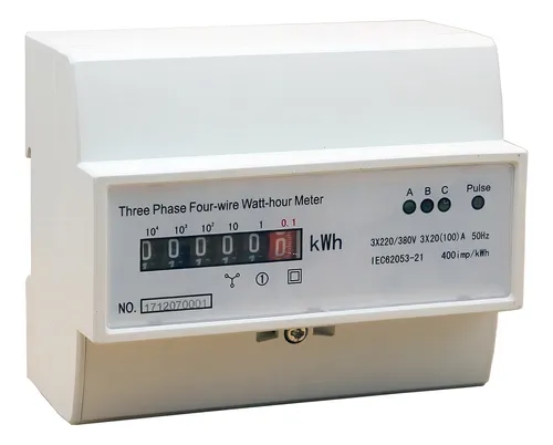 comprar Medidor Consumo Trifásico Mecanico Kw\u002Fh - Electroimporta