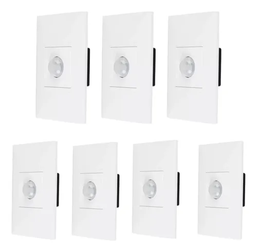 comprar Kit 7 Sensores Presença Parede 4x2 Lente Legrand Pial Plus+