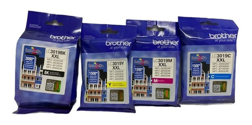Imagen 4 de 4 de Kit Cartuchos Lc3019 Brother Cmyk Originales J6930/6530/