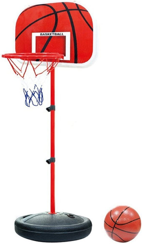 Cancha De Baloncesto Extensible 170cm Soporte Pelota Y Bomba