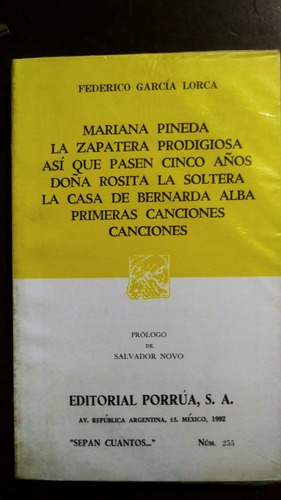 Mariana Pineda La Zapateria Prodigiosa Así Que Pasen Cinco 