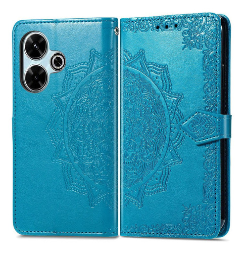 Funda Tipo Cartera Para Xiaomi Redmi 13, Piel Sintética,