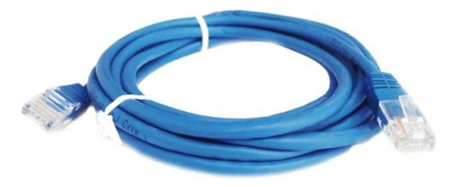 Cable De Red  Cat6unitec Cat6e-2m 2m Color Azul