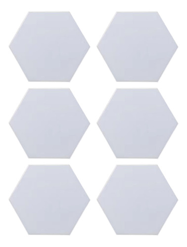 Lámpara De Pared Hexagonal M Con Panel Rgb De 6 Piezas, Apli