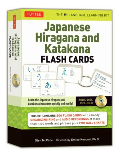 Japanese Hiragana And Katakana Flash Cards Kit: Learn The