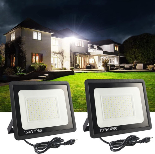 Foco Led Exterior, 250w Luces De Trabajo Led 25500lm En...