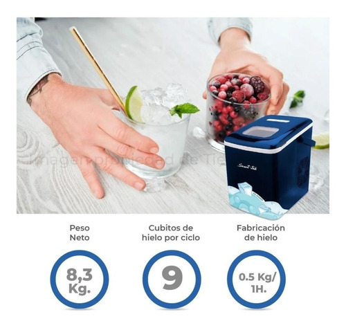 Máquina de gelo automática portátil Smart Tek Ice Maker
