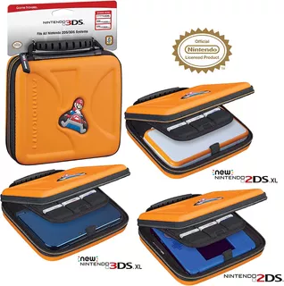 Bolsa Oficial New Nintendo 3ds 2ds Xl Old Mario Case Capa