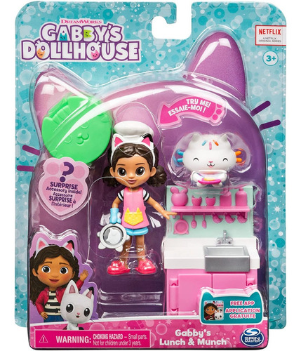 Gabby Dollhouse Lunch And Munch - Juego De Cocina