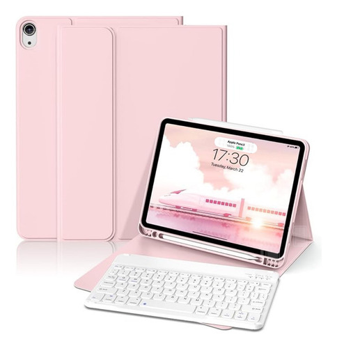 Funda Teclado Para iPad Air 5° Generación (10.9 ) Español