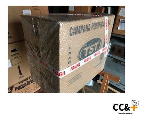 Imagen 4 de 9 de Campana De Cocina Tst Puelo 60cm Acero Embalaje Gratis