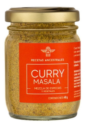 Curry Masala 40 Gr - Recetas Ancestrales