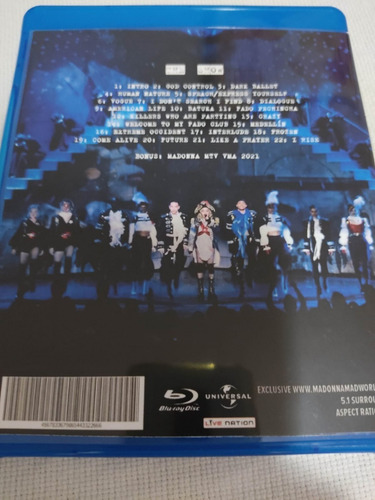 Bluray Madonna - Madame X Tour (finally Enough Love)