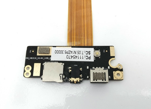 Placa Usb Botão Power Notebook Positivo Motion Plus Q464b
