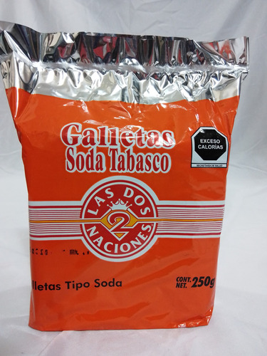 Galletas Soda Tabasco (5pz) De 250 Gramos C/u Dos Naciones